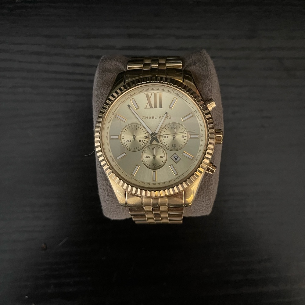 Michael Kors Lexington Gold Watch